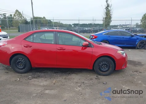 2016 Toyota Corolla Le from USA, damaged, VIN 2T1BURHE3GC553937